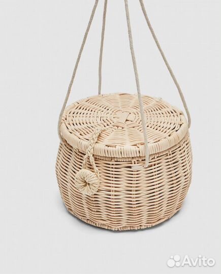 Сумка плетеная zara