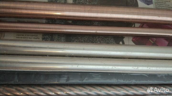 Штанги для карниза металл 2 м медь, черный