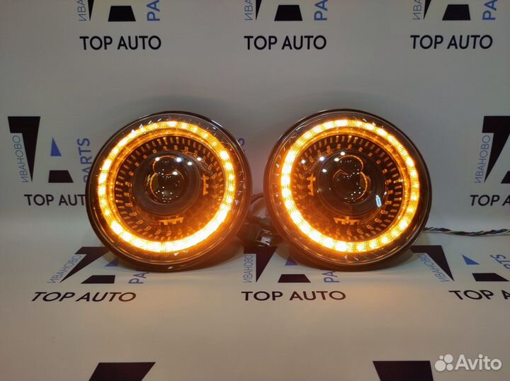 Фары Нива, УАЗ Premium LED Cyclope с анимацией