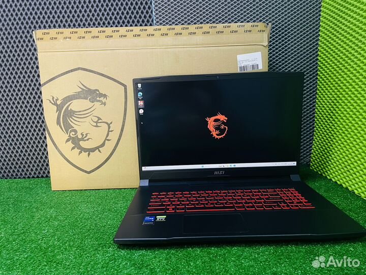 Игровой ноутбук MSI gf76 17.3 Катана