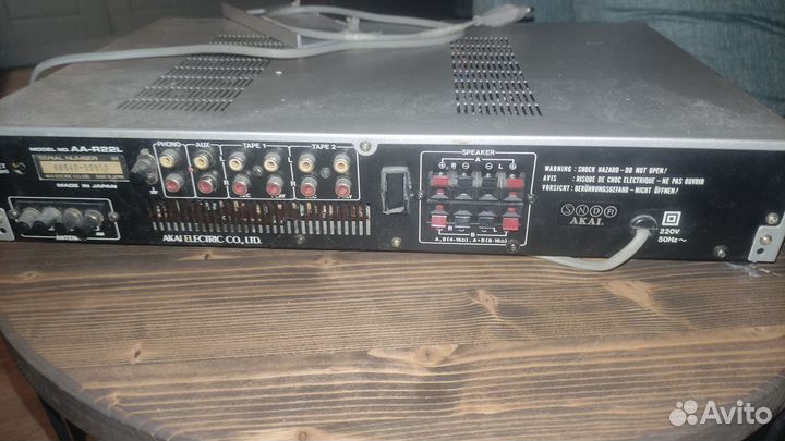 Ресивер akai aa-r22l на детали/ремонт