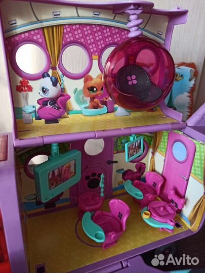Самолёт Littlest Pet Shop лпс стоячки