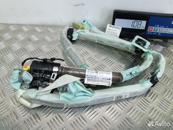 Б/У Подушка безопасности боковая правая шторка