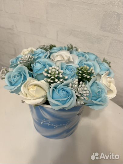 Букеты из мыльных роз