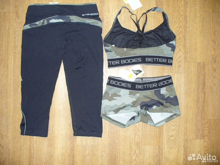 Better bodies Женский спортивный комплект хаки