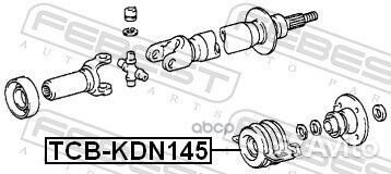 Подшипник подвесной карданного вала TCB-KDN145