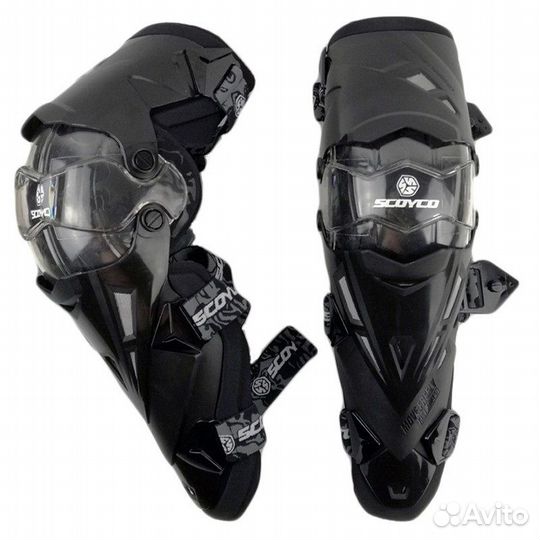 Мотозащита - Scoyco Наколенники K12 black