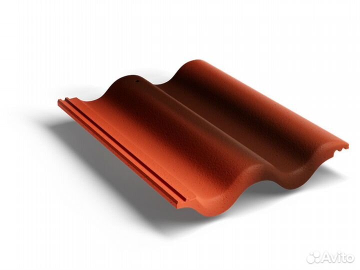 Цементно-песчаная рядная черепица Kristak