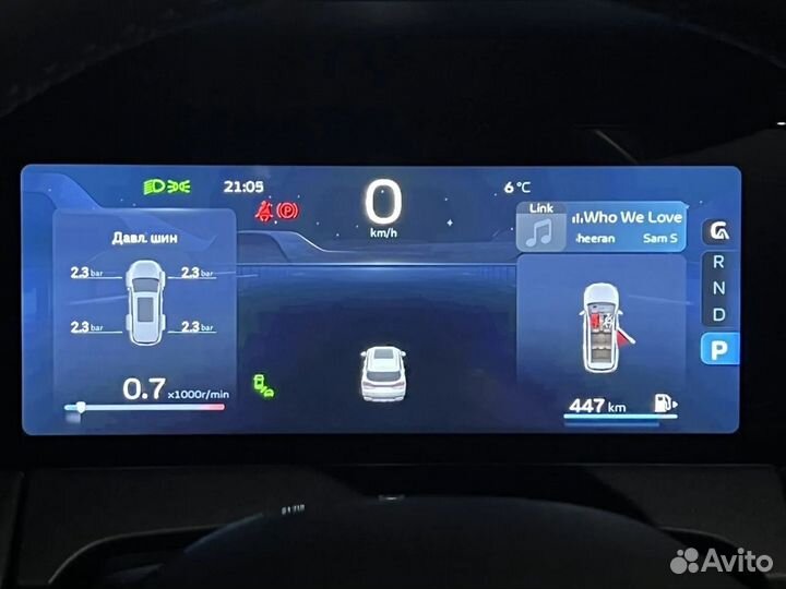 Датчики давления в шинах Джили Окаванго 2023+ BLK