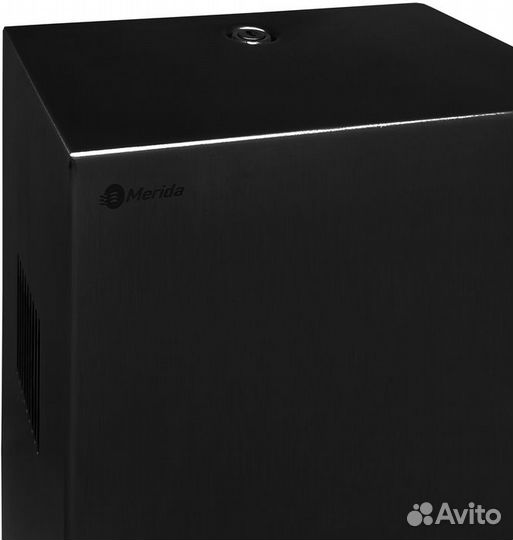 Металлическая сушилка для рук Merida stella R (чёрная)