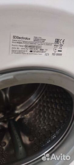 Стиральная машина electrolux с сушкой на запчасти