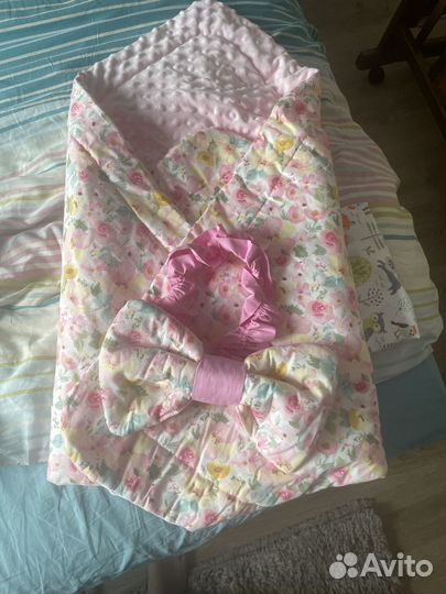 Конверт на выписку для девочки лето