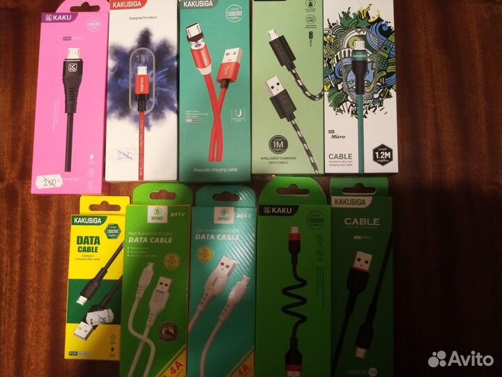 Переходники, кабели для компьютера, телефона