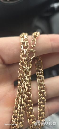 Золотая цепь 585, вес.42.47 гр