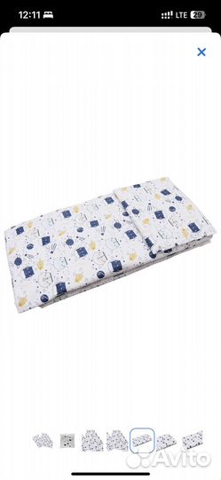 Комплект в коляску подушка матрас одеяло