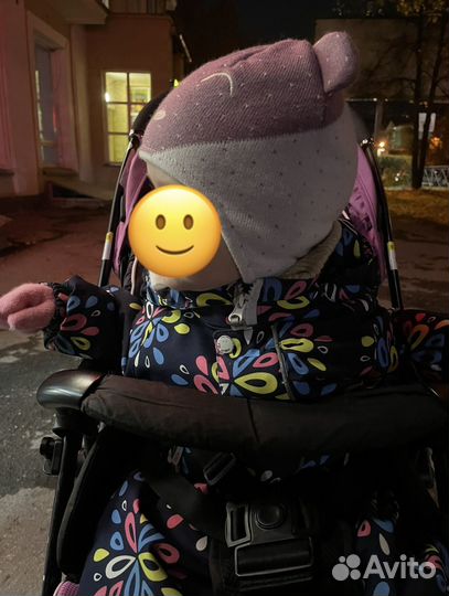 Демисезонная шапка на девочку 46-48