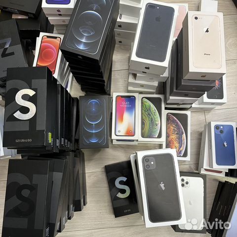 Коробки Apple, Samsung