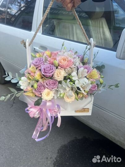Живые цветы букеты