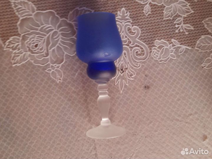 Фужеры хрустальные СССР цветные