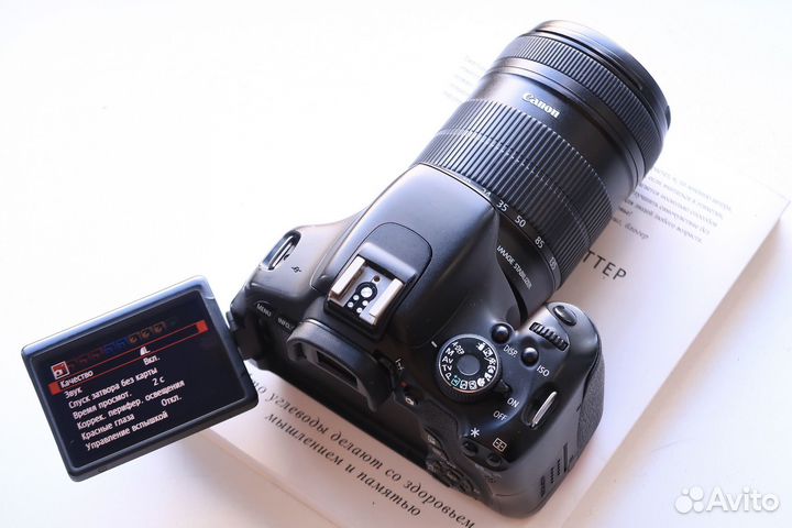 Фотоаппарат Canon 600d (пробег 26к) +18-135 +сумка