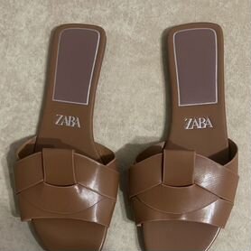 Шлепки zara новые 39