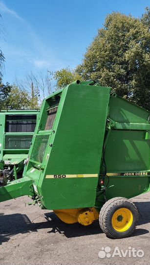 Пресс-подборщик John Deere 550, 1989