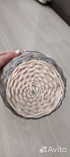 Плетёная корзинка из ивы