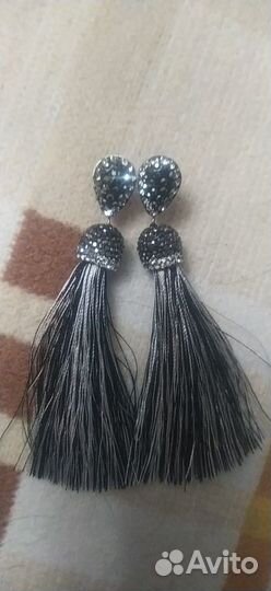 Серьги кисточки