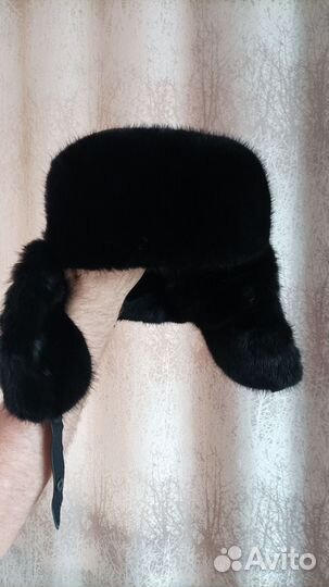 Норковая шапка мужская