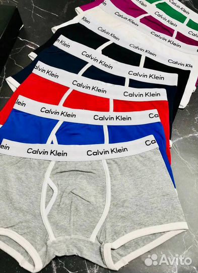 Трусы мужские Calvin Klein хлопок боксеры