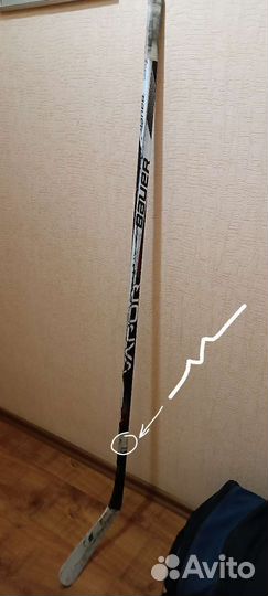 Клюшка хоккейная правый хват bauer x600