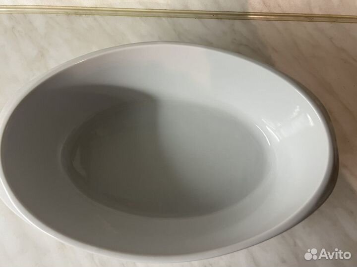 Гусятница овальная с крышкой Thun Гуси 2,5л