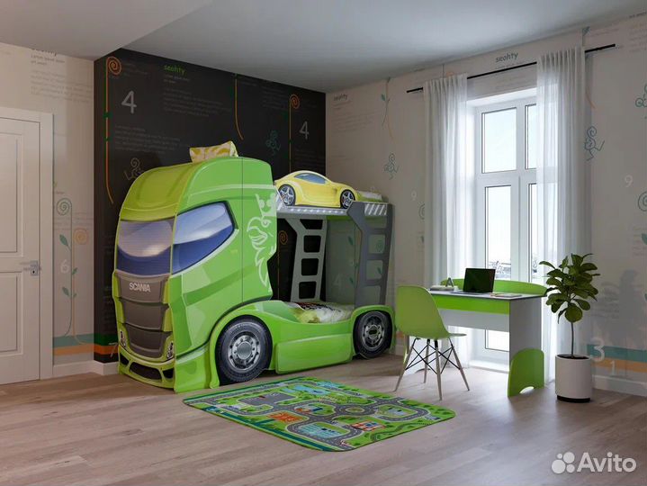 Кровать грузовик Пожарная