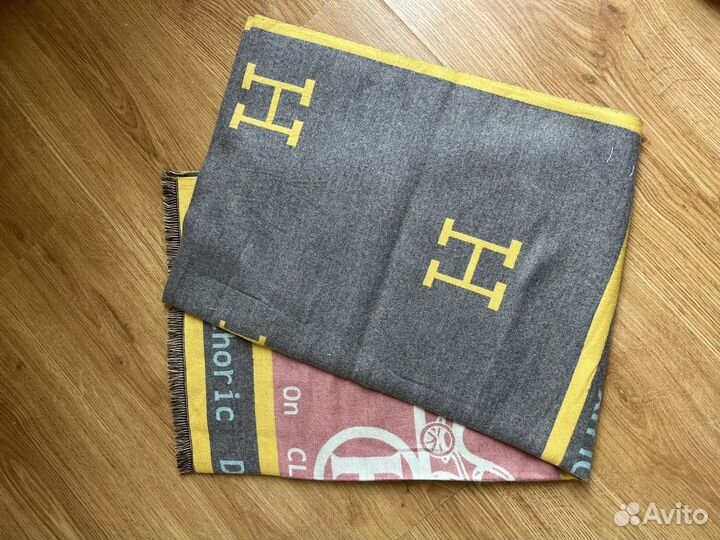 Шарф палантин теплый Hermes