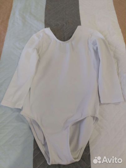 Купальник гимнастический белый