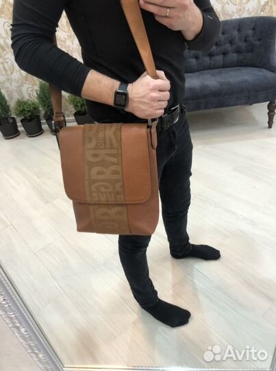 Сумка мужская bikkembergs кожа