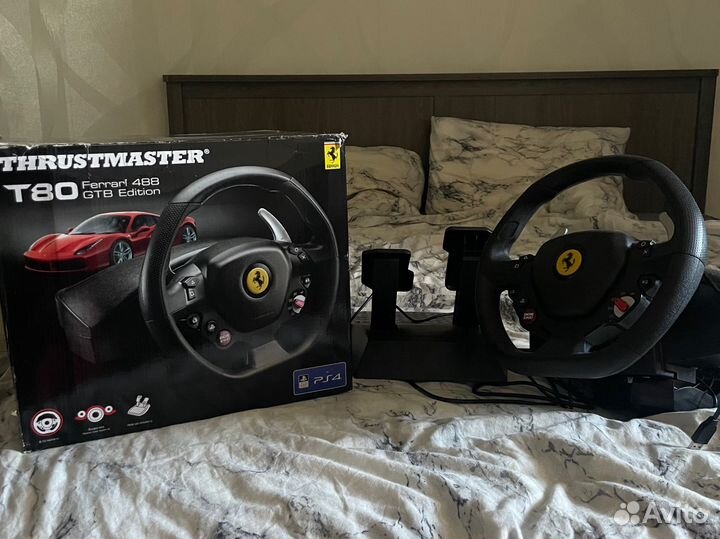 Руль ThrustMaster T80 Ferrari 488 GTB Edition