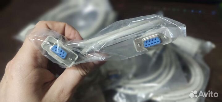 Модемный кабель GCR RS-232 COM DB9F/DB9F