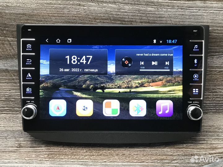 Магнитола на Mercedes-Benz Vito физические кнопки