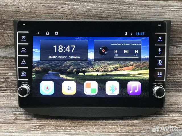 Магнитола на Mercedes-Benz Vito физические кнопки