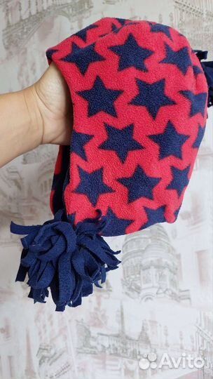 Шапочка двойная с ушками