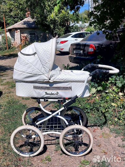 Коляска Reindeer немецкая эко-кожа