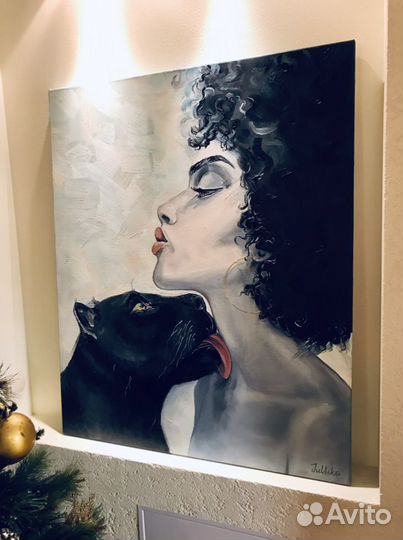 Картина маслом на холсте большая