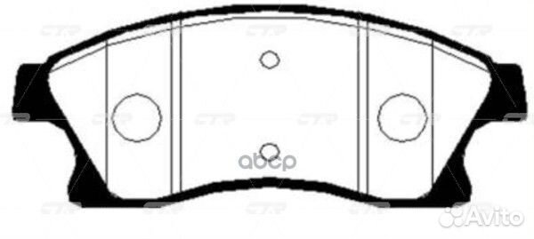 Ckkd-21 Колодки тормозные дисковые GK0449 CTR
