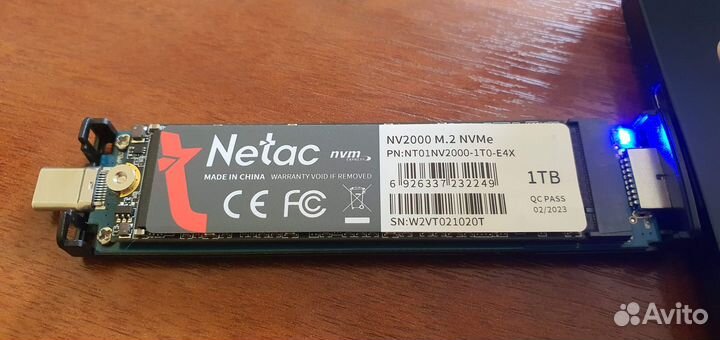 SSD диск netac M.2 (2280)