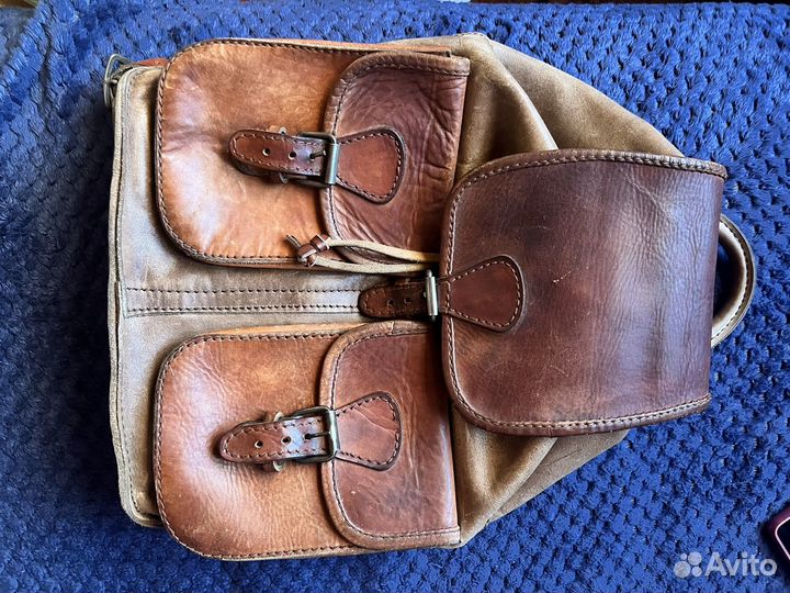 Рюкзак винтажный натуральная кожа