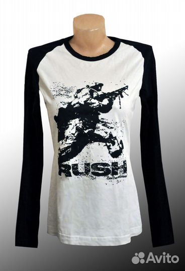 Лонгслив с пиксельным принтом