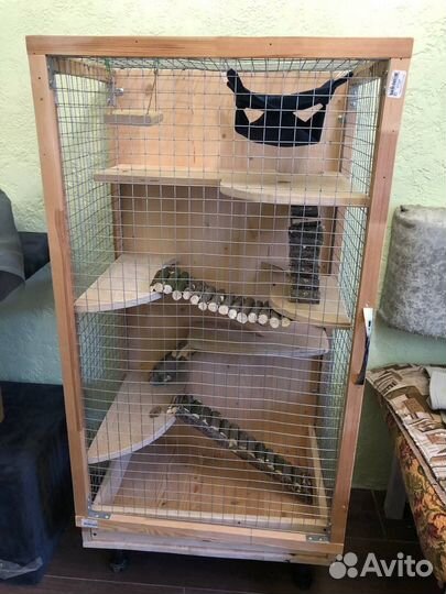 Витрина клетка для грызунов шиншилл дегу