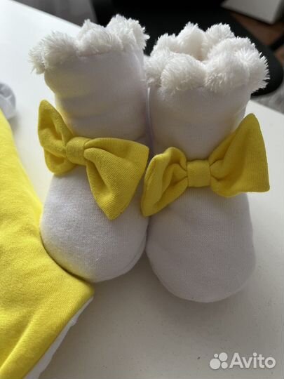 Шапка+ снуд и пинетки