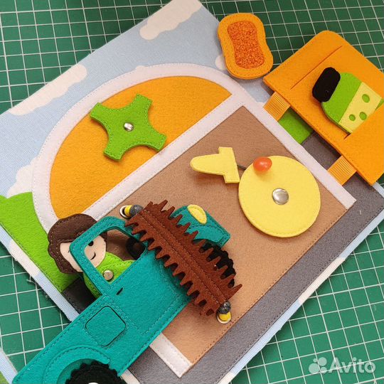 Мягкая книга для мальчика 